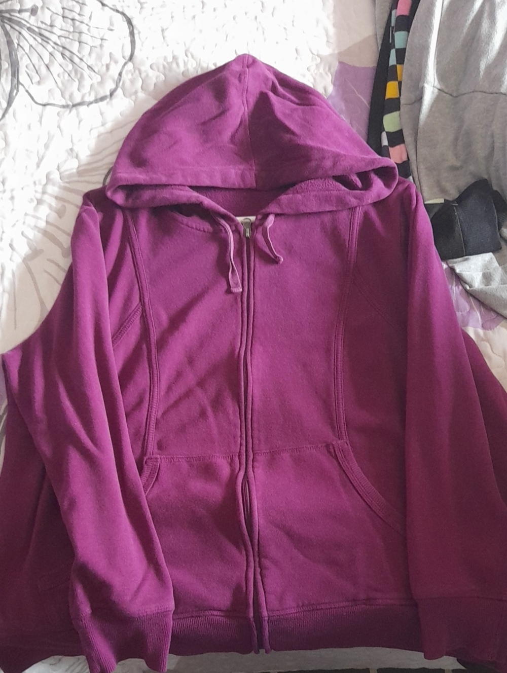 George Women's Hooded Zip-Up Jacket - Magenta